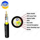24 48 Core ADSS Single Mode Fiber Optical Cable With Span 50-400 meters G652D