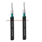 External GYXTW 12 Core Single Mode Fiber Optic Cable G652D Moisture Resistance