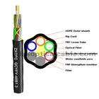 GCYFY 96 Core Gel Free Cable , Air Blown Single Mode Fiber Optic Cable