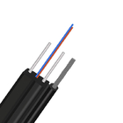Outside Inside FTTH Drop Cable , LSZH Jacket Steel Wire Cable FRP KFRP G652