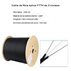 Butterfly Outdoor FTTH Drop Cable Gjyxch Gjxh Gjyxfch LSZH Self Supporting