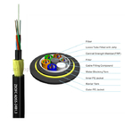 Double Jacket Self Supporting Fiber Optic Cable , Outdoor Dielectric Fiber Cable