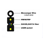 Self Supporting Wire FTTH Drop Cable LSZH 1 2 4 Core With ISO CE ROHS Certification
