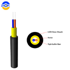 FTTH GJFJH Fiber Optic Drop Cable Single Mode G657A2 Circle / Round 2 Core