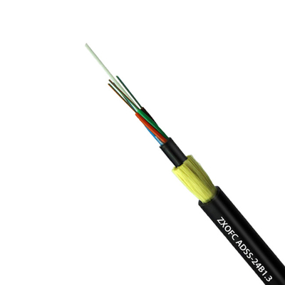 Double Jacket ADSS Optical Cable / All Dielectric Outside Aerial Cable