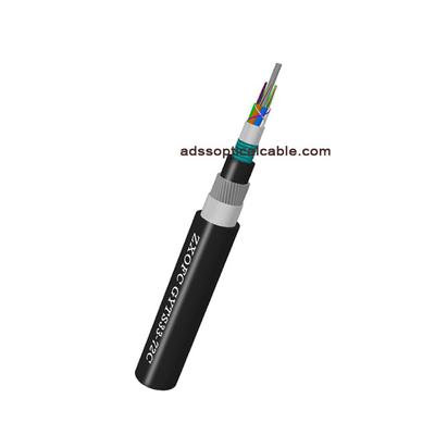 Double Armored Submarine Fiber Cable / GYTS33 Steady 48 Core Fiber Optic Cable