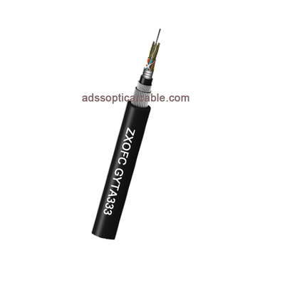 Marine Underwater ADSS Optical Cable , Double Armored Fiber Optic Cable 144 Core