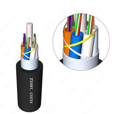 All Dry GYFZY Fire Resistant Cable / Stranded G652D Loose Tube Fibre Cable