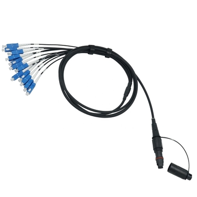 TPU Jacket MPO To SC UPC 12 Core SM Breakout Cable