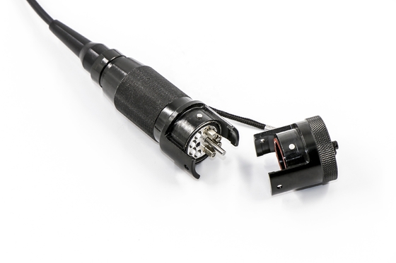Waterproof Connectors IP68 Fiber Optical Tactical Field Cable