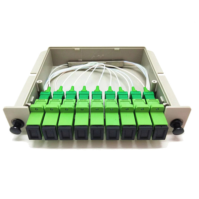 1X2 1X4 1X8 1X16 Waveguide FTTH PLC Splitter Box With Sc
