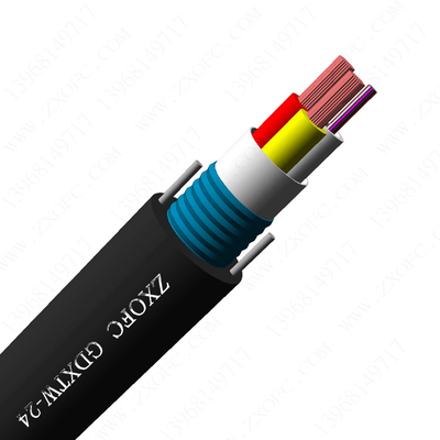 Single Mode Armoured SM GYXTW Duct Fiber Optic Cable 4core