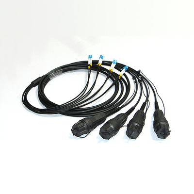 Fullaxs Duplex LC CPRI Optical Armored Fiber Cable BBU To RRU