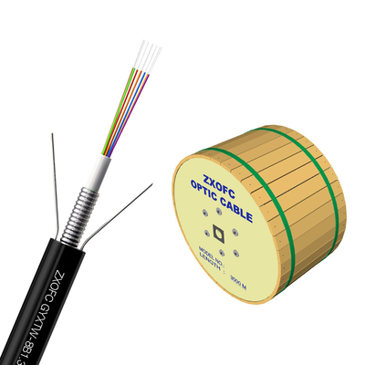 6-8MM PSP GYXTW 8F 12F Direct Burial Fiber Optic Cable